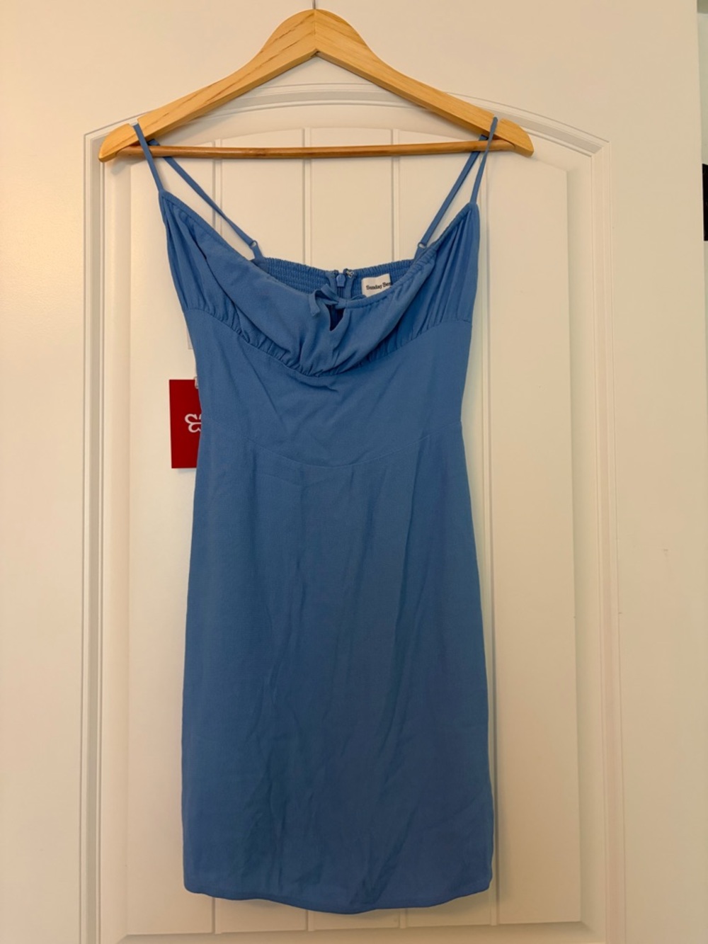 NWT Sunday Best Light Blue Textured dress
